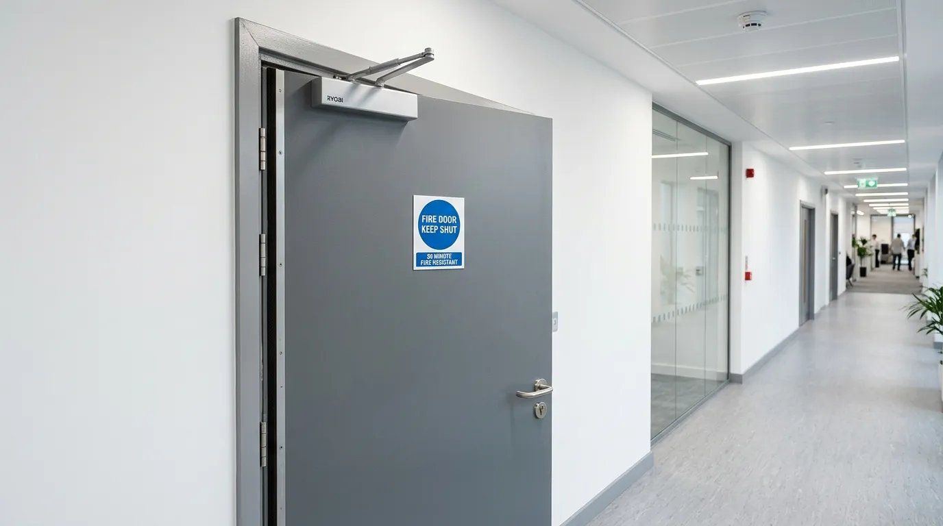 Fire Doors on site
